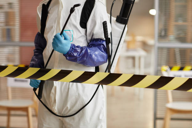 Professional Sewage Cleanup technician working in Aberdeen, SD
